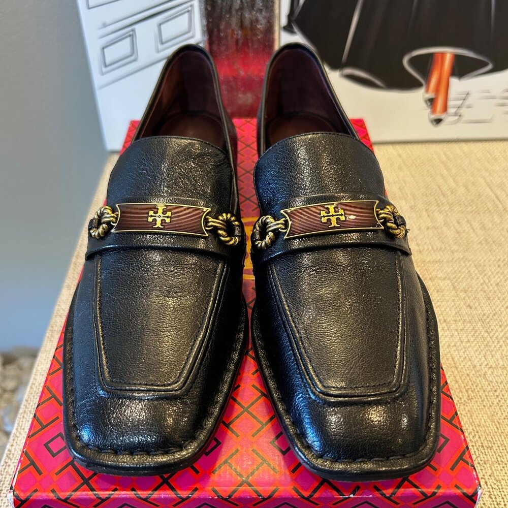 Tory Burch Perrine Square-Toe Loafers